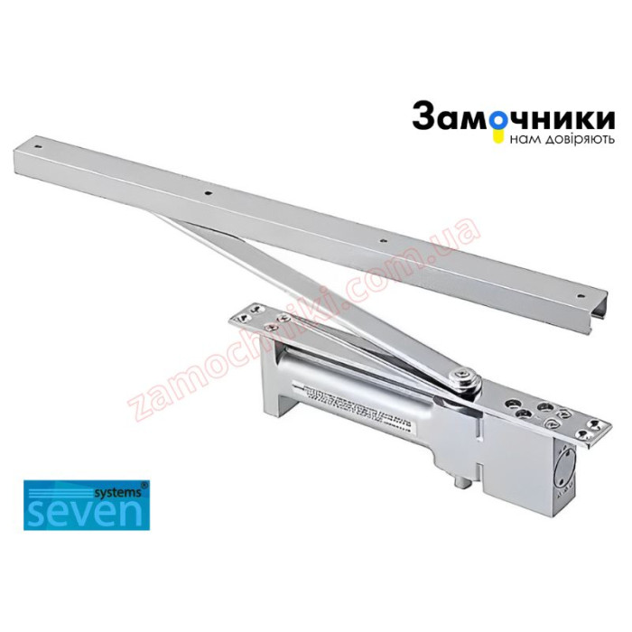 Доводчик врезной SEVEN DC-7746 silver — купить ᐉ Лучшая Цена